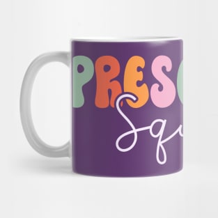 Preschool Squad Retro Groovy Mug